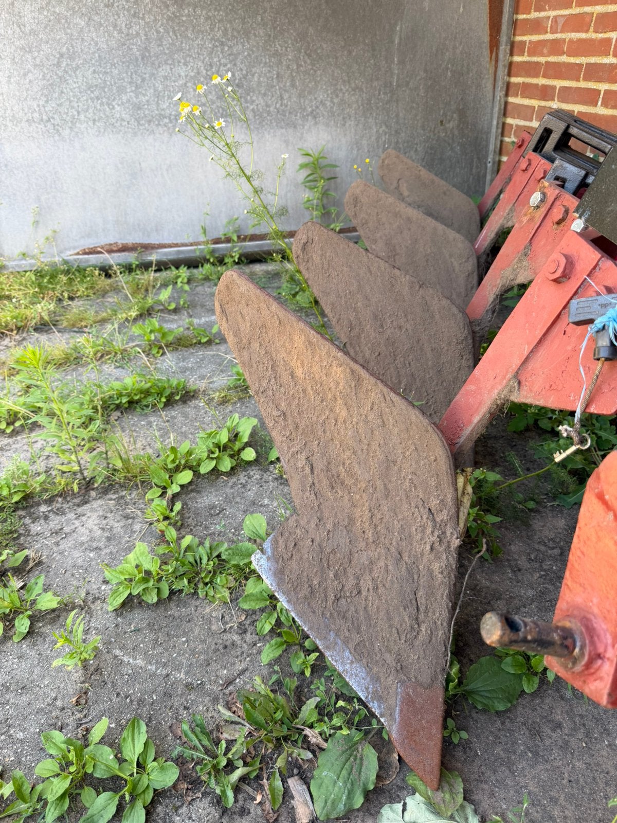 4 schaat ploeg mini tractor, Jardin & Terrasse, Enlèvement, Utilisé