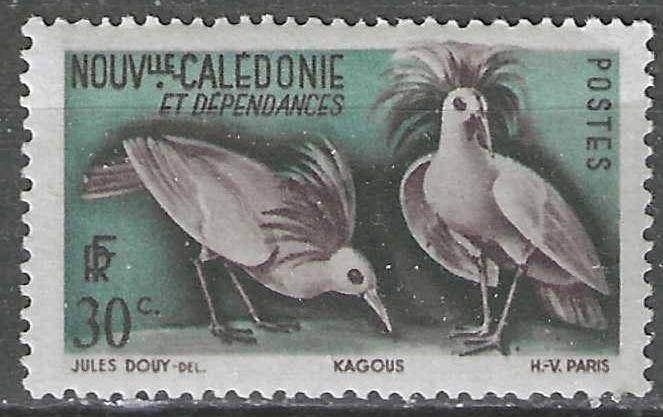 Nouvelle-Calédonie 1948 - Yvert 260 - Kagoos (PF), Envoi, Non oblitéré