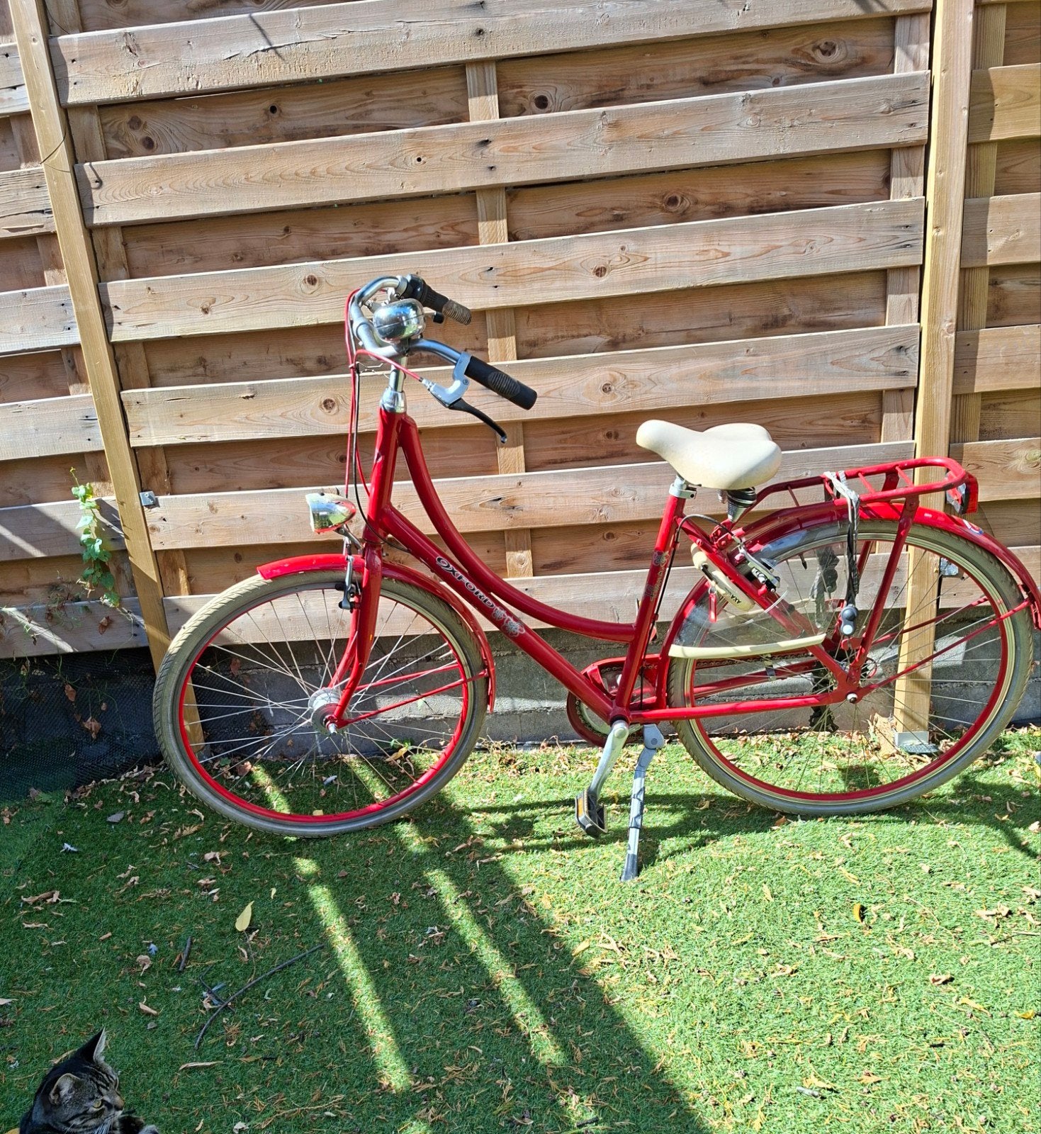 Damesfiets Oxford Fleur Rood
€ 200,00, Fietsen en Brommers, (Extra) lage instap, Zo goed als nieuw, 50 tot 53 cm, Schijfrem