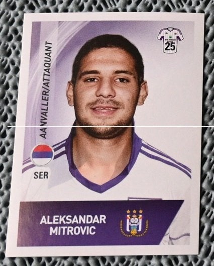Panini Football 2014 RSC Anderlecht Alexander Mitrovic, Envoi, Neuf, Affiche, Image ou Autocollant