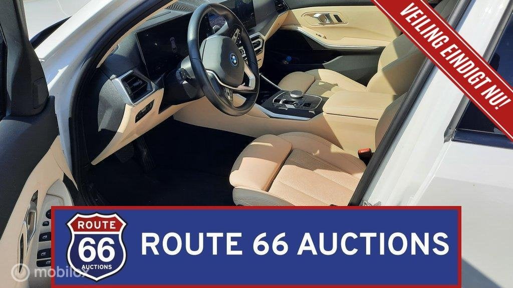 BMW 330e Touring | 2024 | Route 66 Auctions, Gebruikt, Zwart, Bedrijf, Handgeschakeld