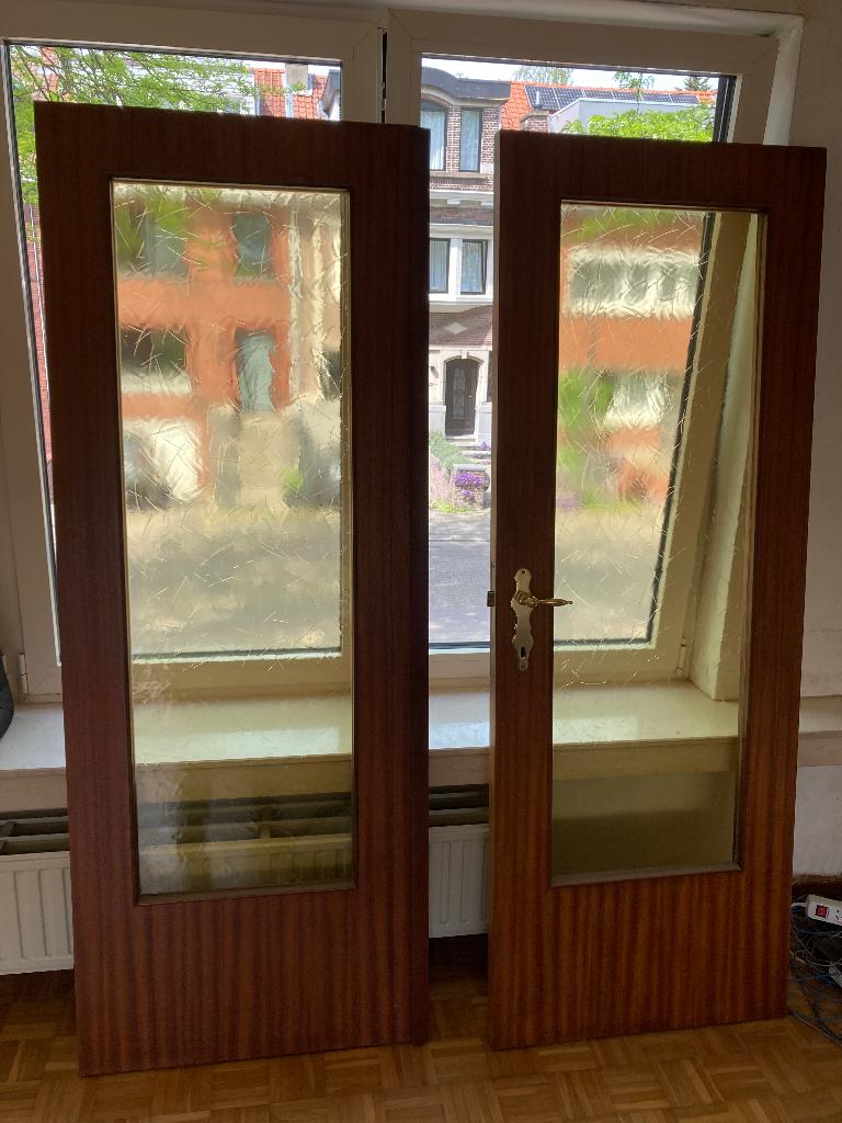 binnendeuren, Moins de 200 cm, Enlèvement, Moins de 80 cm, Verre