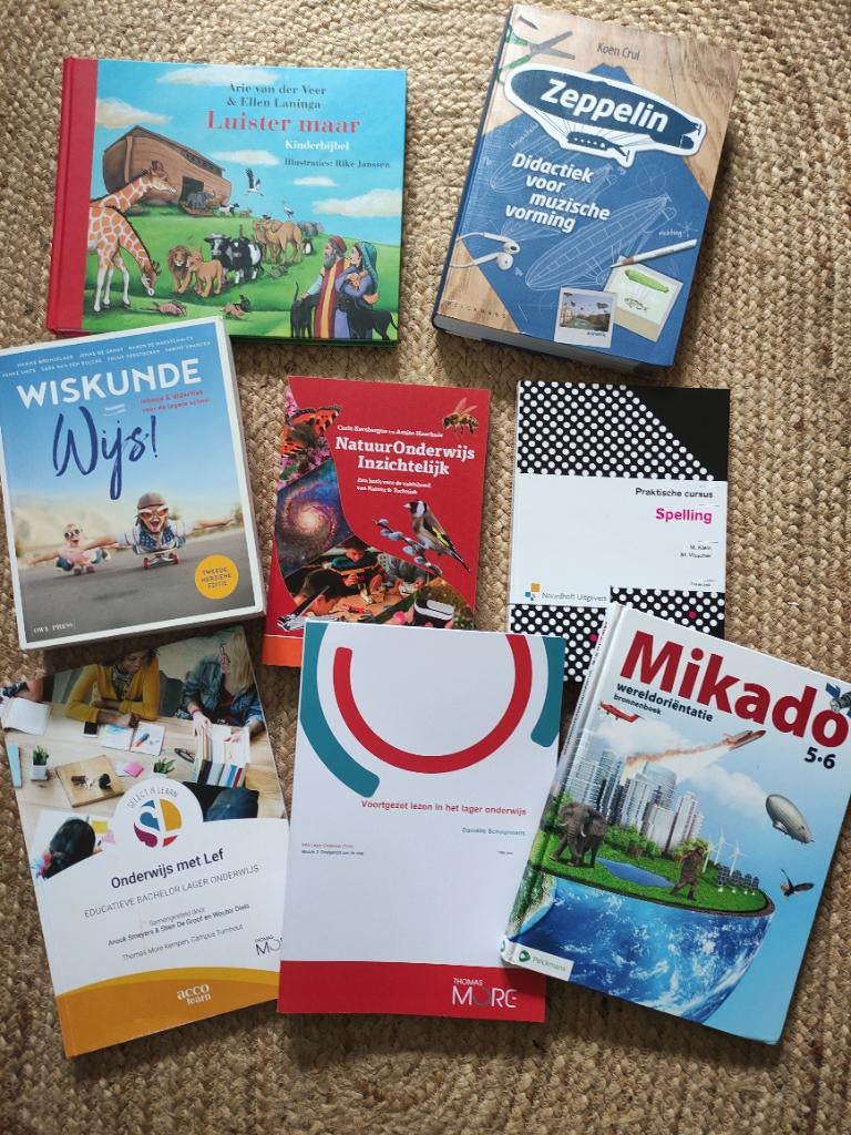 Cursusboeken lager onderwijs Wiskunde Mikado Natuuronderwijs, Boeken, Ophalen, Zo goed als nieuw, Hoger Onderwijs