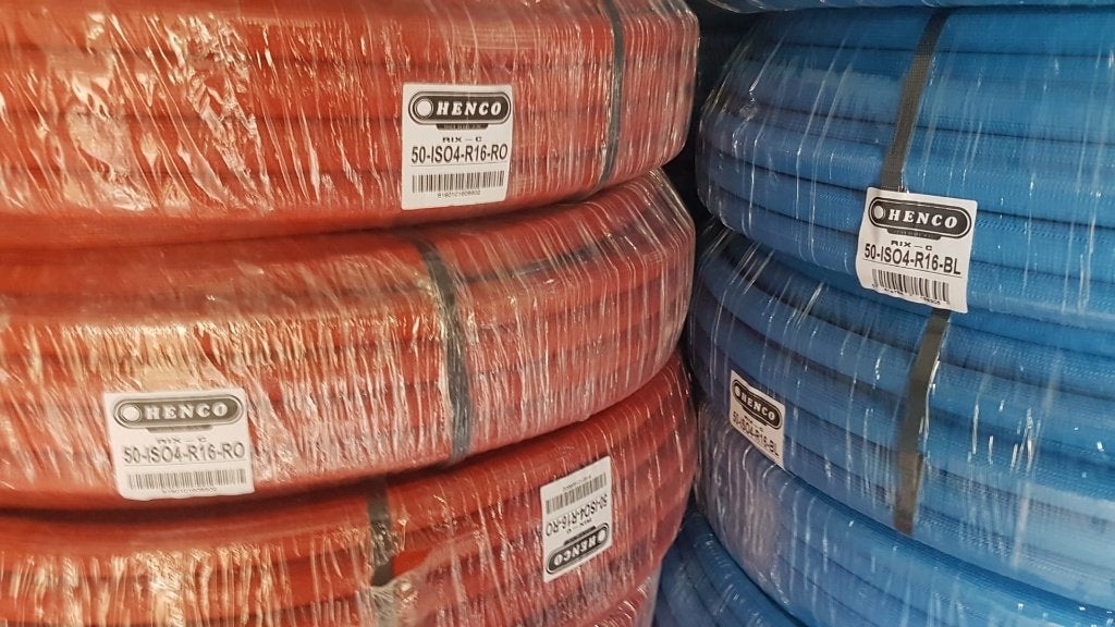 Henco Alpex buis geisoleerd Ø16-Ø20- Ø26 Blauw of Rood 50Mtr, Bricolage & Construction, Enlèvement, Neuf