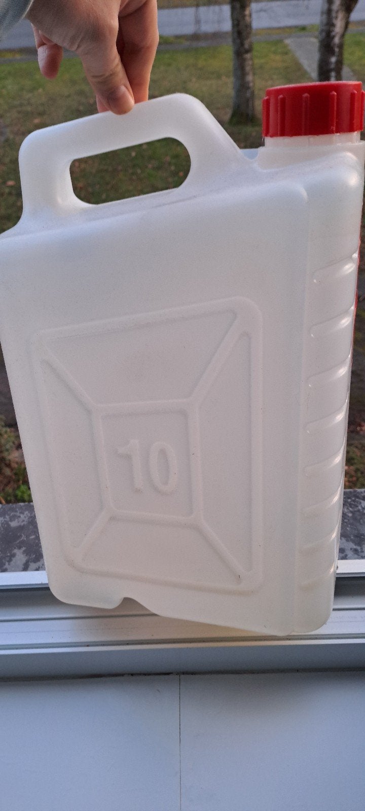 Bidon plastique blanc vide alimentaire 10l a saisir ️️️↙️, Enlèvement