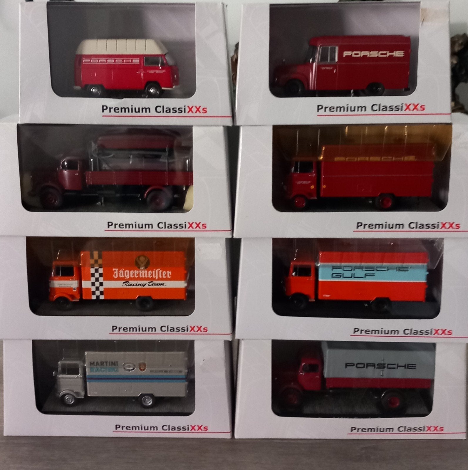 Kavel van 8x Premium ClassiXXs Porsche Motorsport/Mercedes, Enlèvement