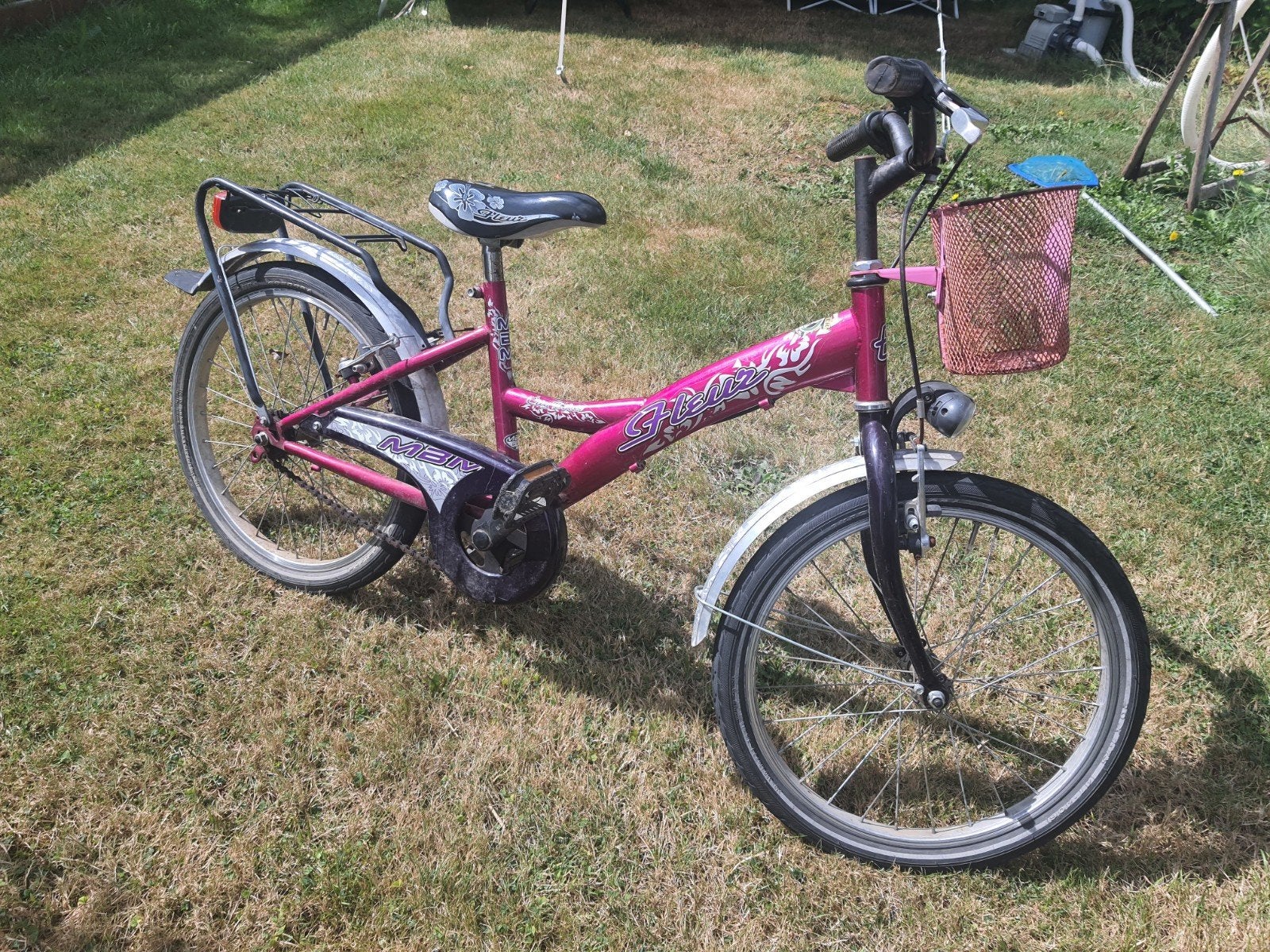 meisjesfiets 20 inch, Fietsen en Brommers, Fietsen | Meisjes, Ophalen, Gebruikt, Handrem, Bassano