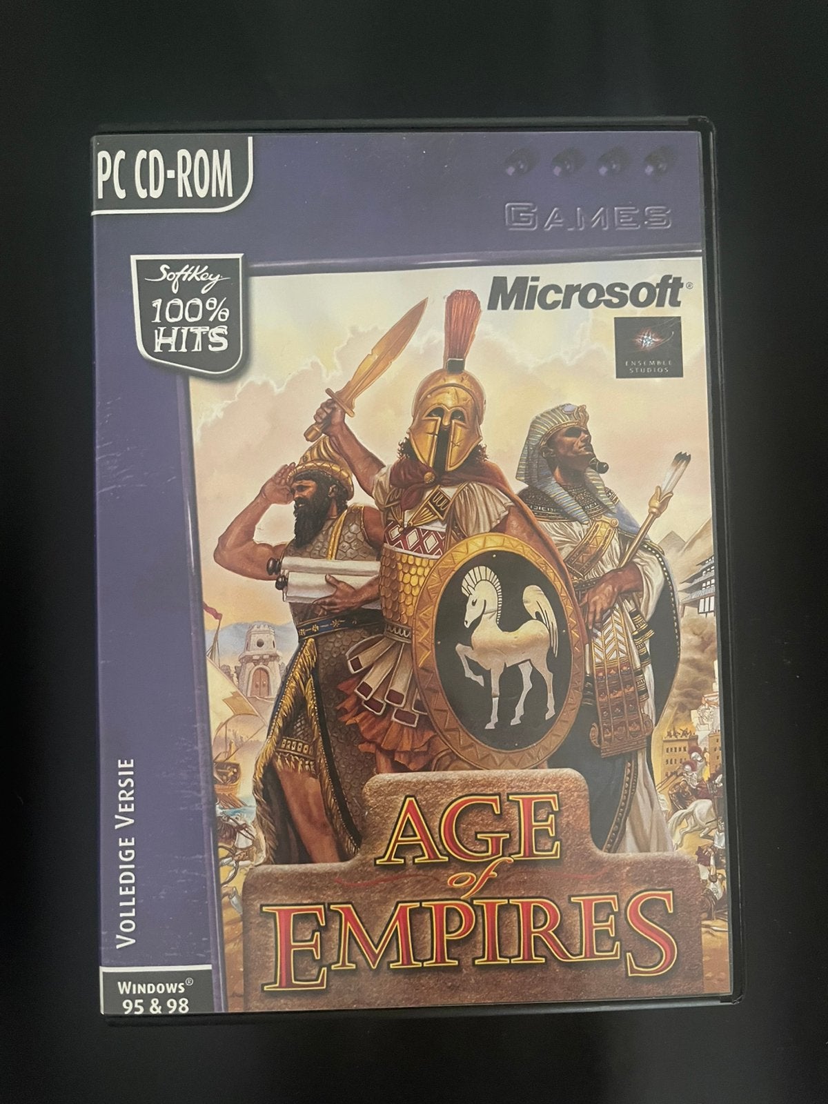 Age of Empires – SoftKey 100% Hits Nederlandstalige uitgave, Enlèvement, Utilisé
