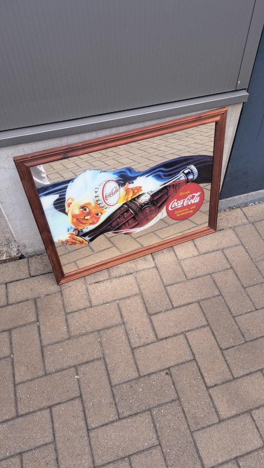 Coca cola spiegel 80 l b60, Verzamelen, Ophalen of Verzenden