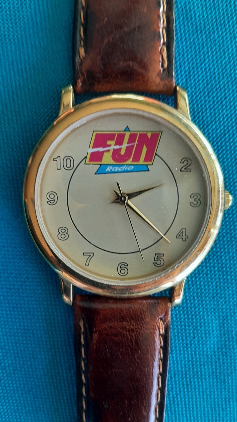 Superbe montre Fun radio des années 1990, Enlèvement ou Envoi, Cuir