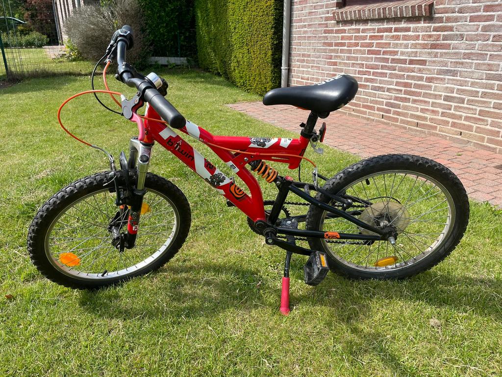 Btwin 20 inch fiets, Ophalen, Gebruikt, 16 tot 20 inch, Voetsteunen