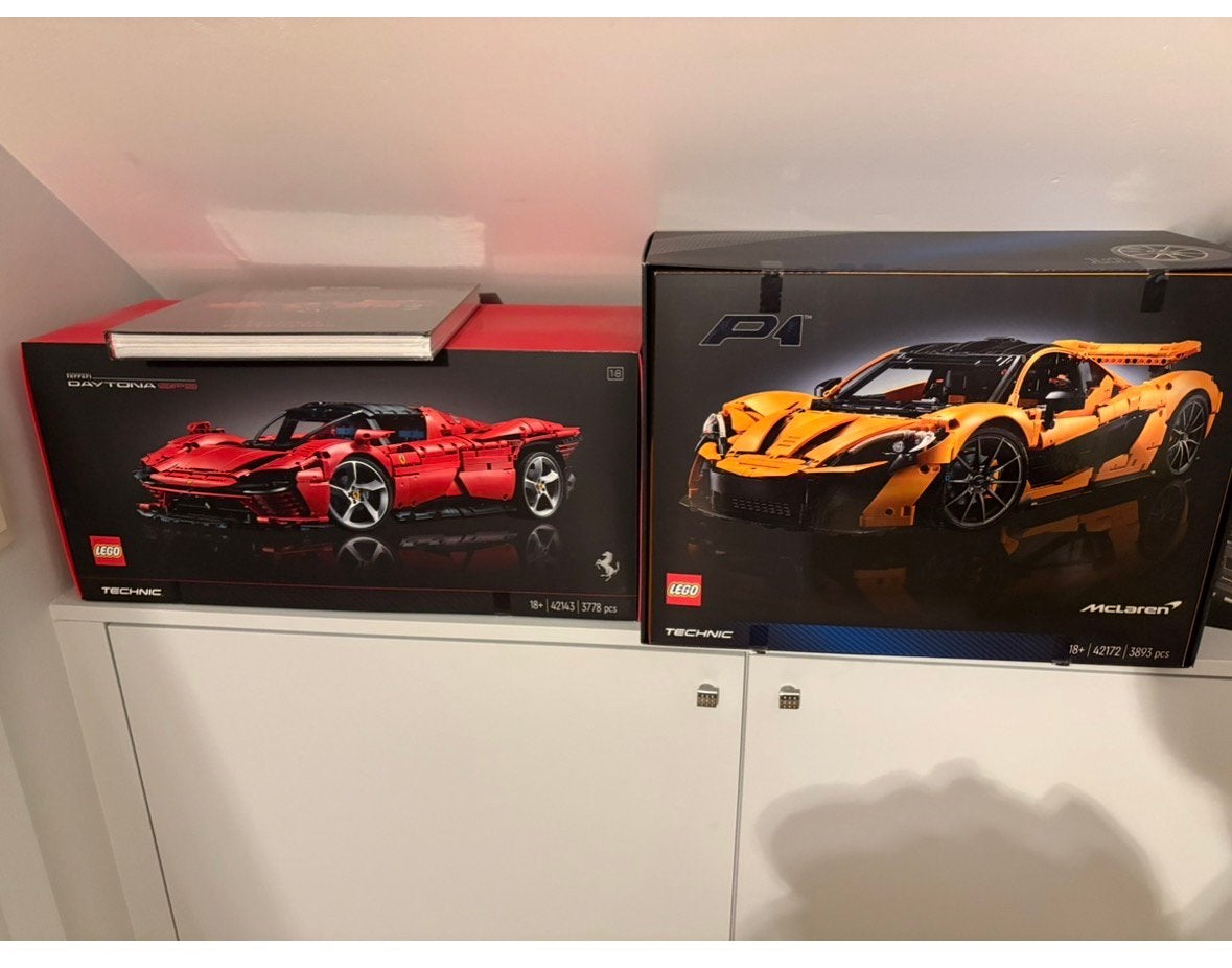 Ferrari daytona en mclaren p1, Ophalen, Lego, Nieuw, Technic