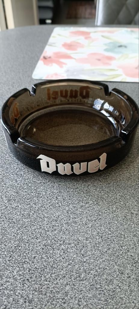 DUVEL GROTE ASBAK WITTE LETTERS, Ophalen of Verzenden, Duvel