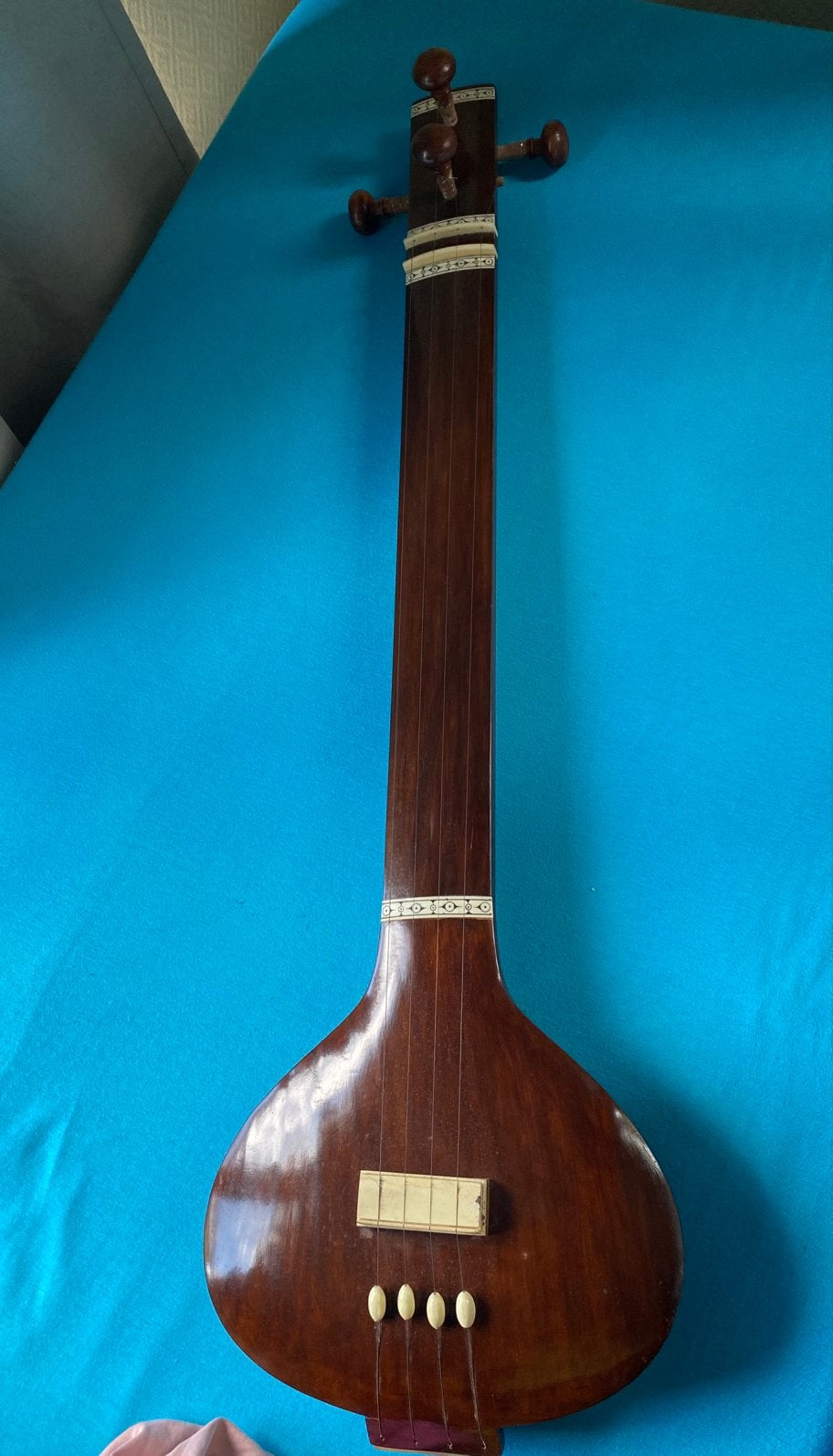 Tanpura / Tampura indien, Ophalen, Gebruikt