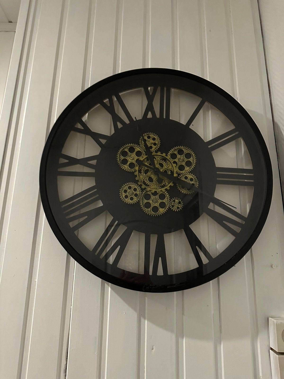 Wandklok, Ophalen, Goud, Wandklok, Analoog