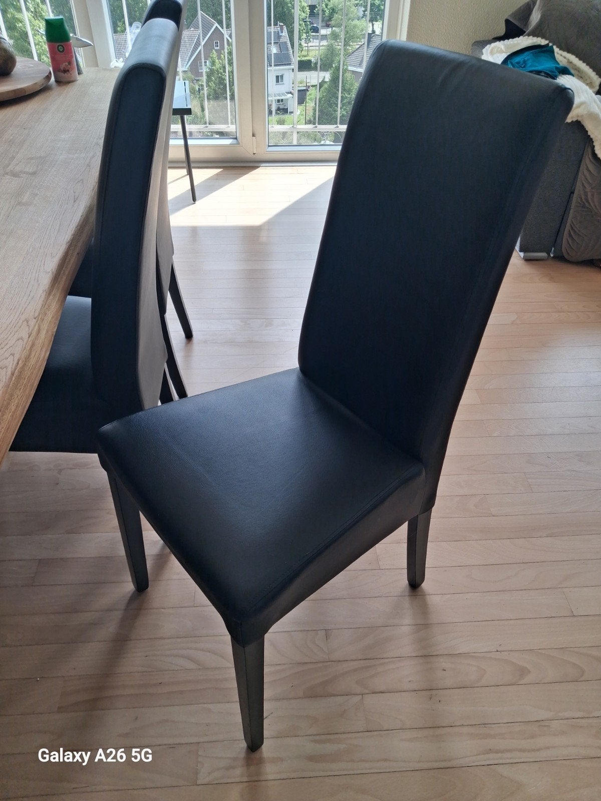 chaises, Maison & Meubles, Chaises, Enlèvement ou Envoi, Noir, Cuir