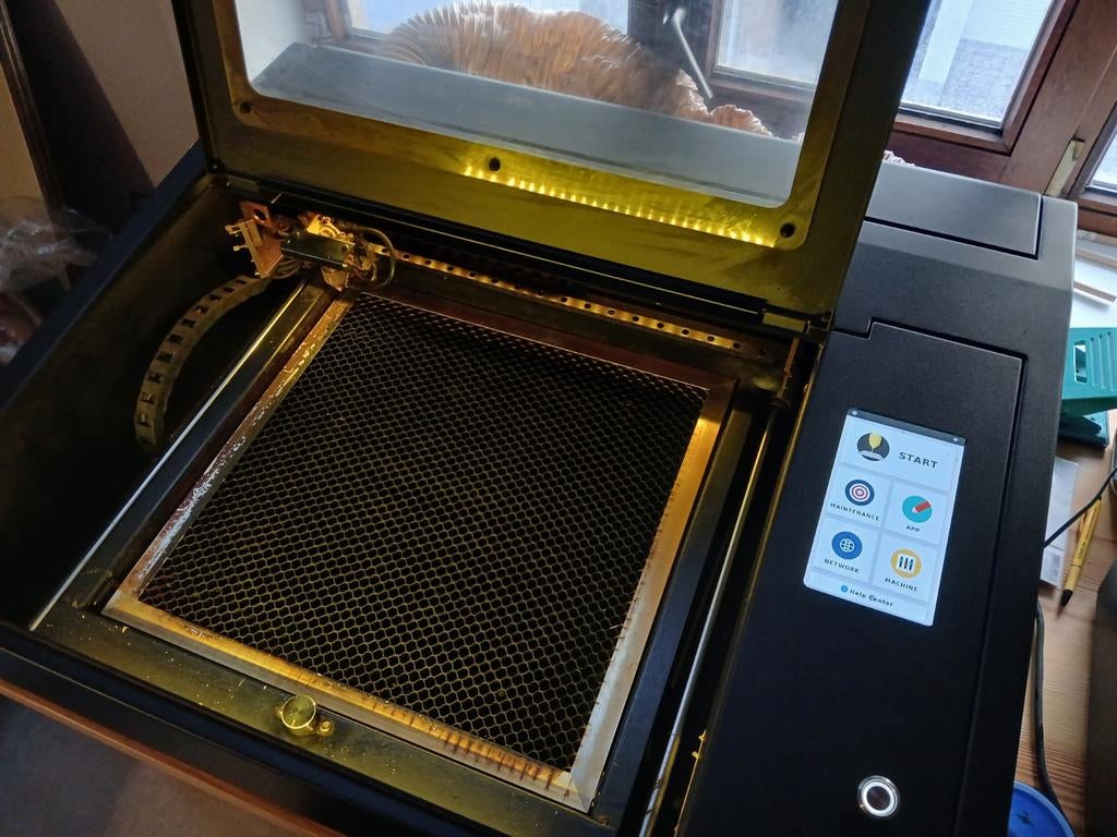 Flux beambox, Enlèvement