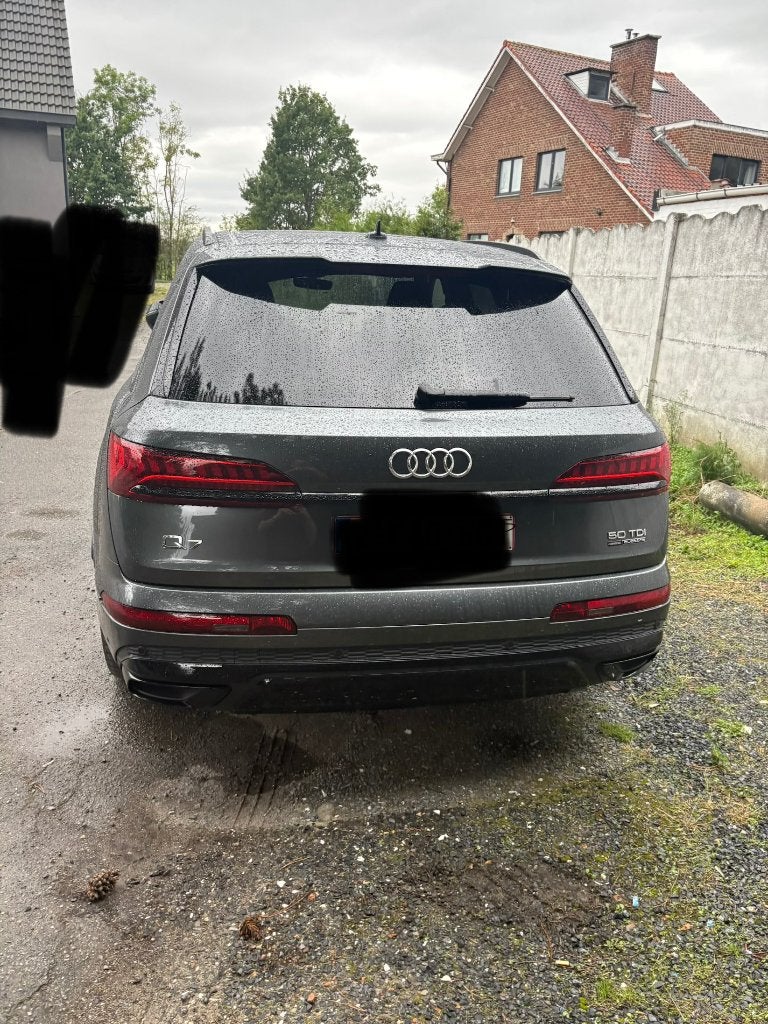 Audi q7 S line, Autos, Cuir, Argent ou Gris, Achat, Euro 6