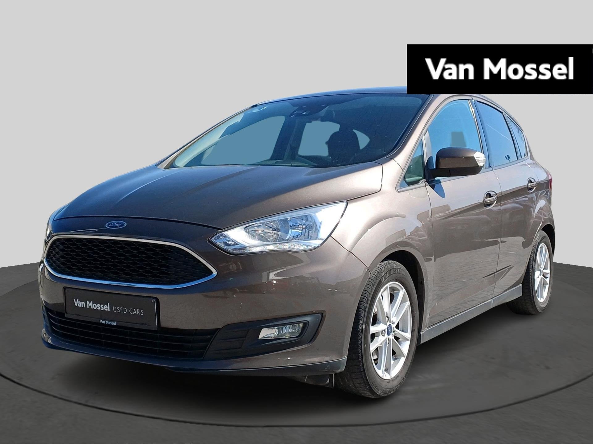 Ford C-Max 1.0 Ecoboost, Auto's, Stof, Gebruikt, Bruin, 5 deurs