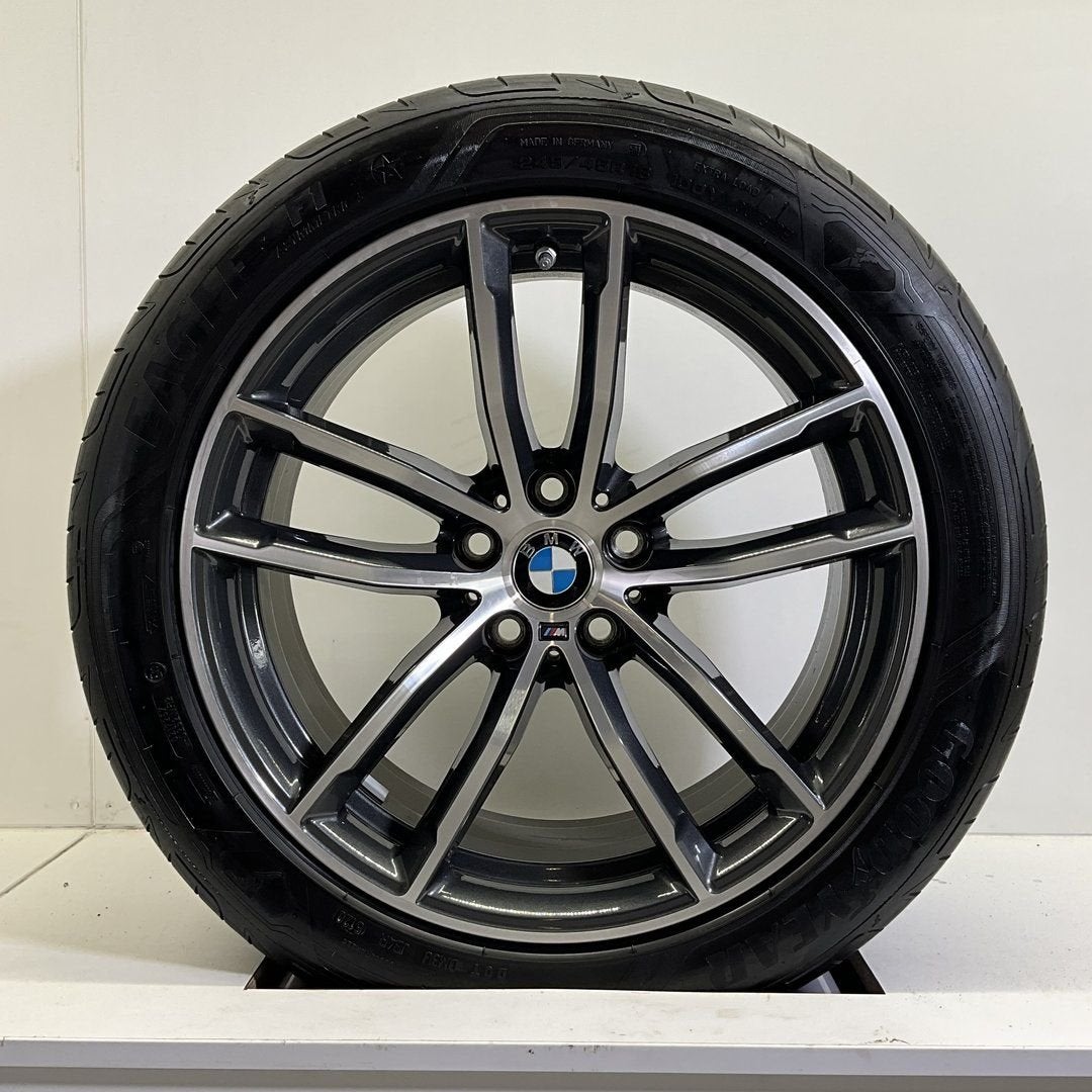 BMW 5 SERIE G30 G31 SET VELGEN + ZOMERBANDEN 18 INCH ORIG. 6, Pneus et Jantes, Véhicule de tourisme, -, 18 pouces