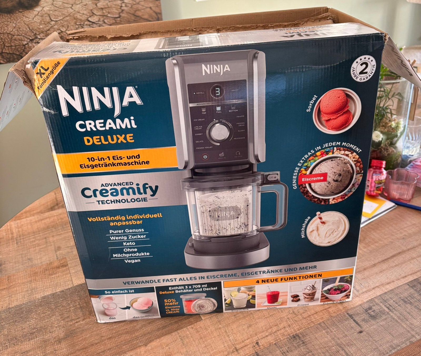 Ninja Creami Deluxe, Ophalen, Zo goed als nieuw