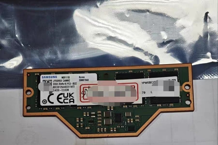 Samsung RAM Mémoire DDR5 8533MHz 32Go LPDDR5X CAMM2, Informatique & Logiciels, 32 GB, Comme neuf, Enlèvement, DDR5