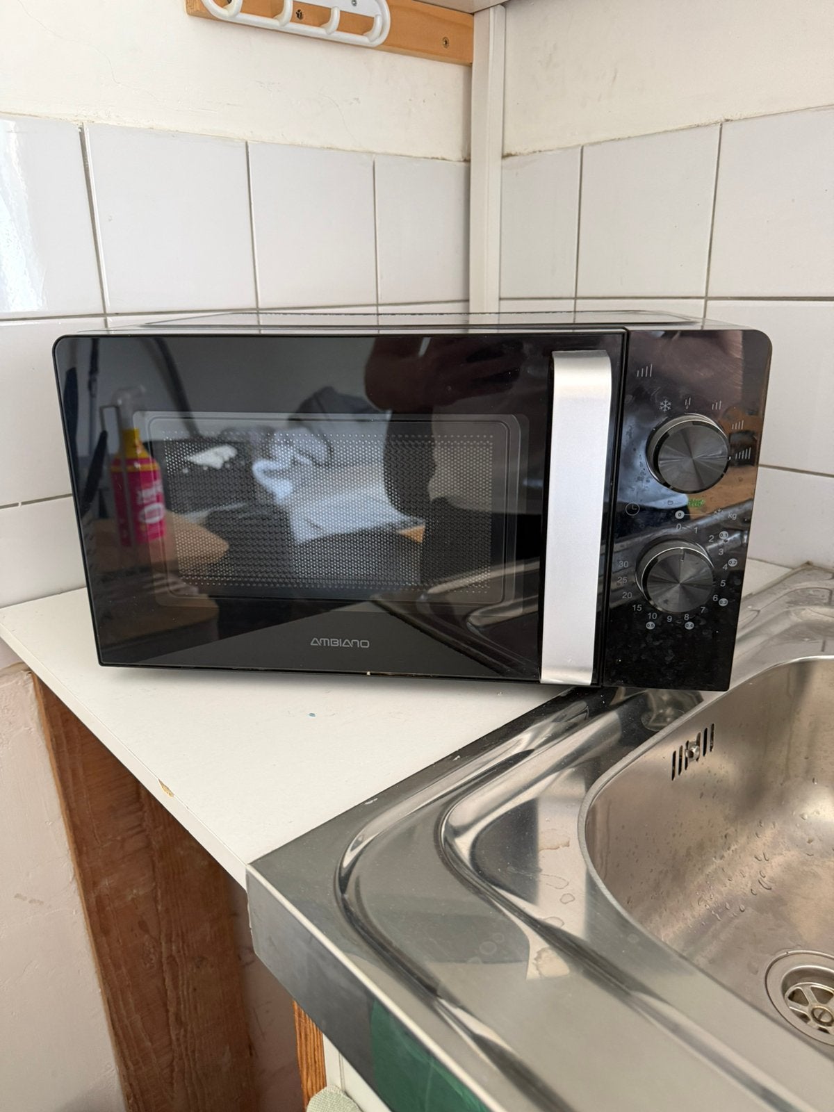 Ambiano microgolfoven – goede staat, Elektronische apparatuur, Ophalen, Zo goed als nieuw, Microgolfoven