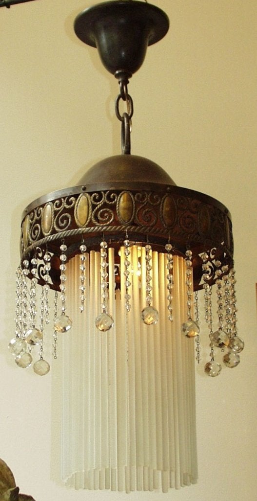 SECESSION lantaarn , pegels , antiek., Antiek en Kunst, Ophalen