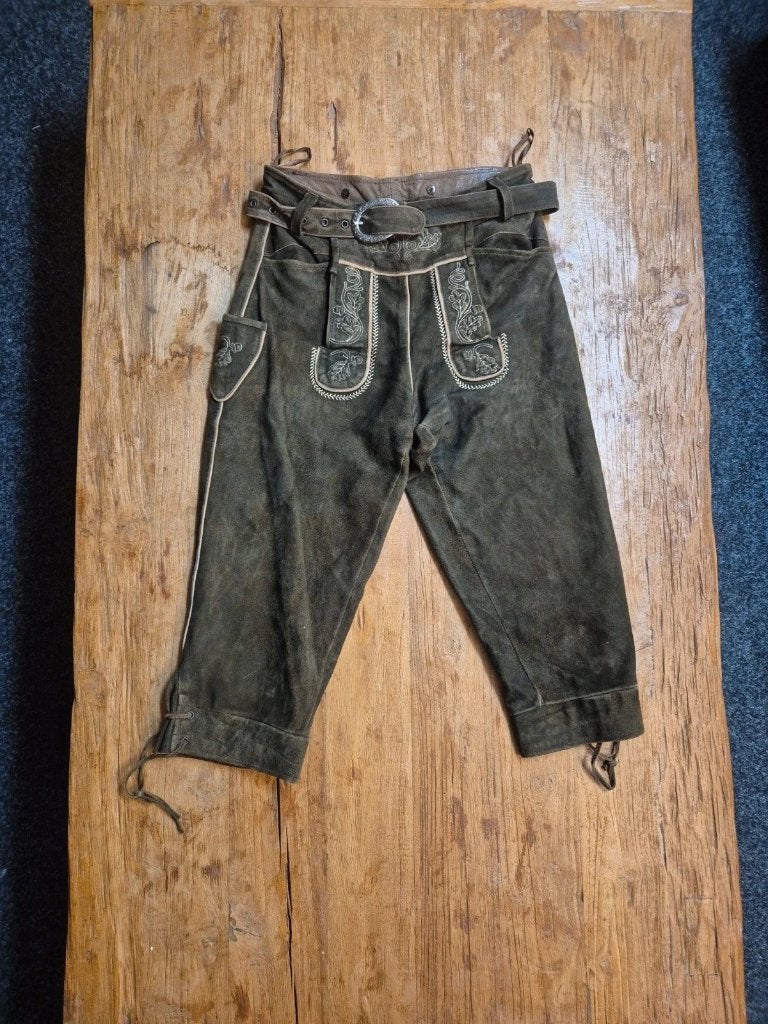 Mooie dames lederhosen, Orgin tiroler, Enlèvement ou Envoi, Taille 36 (S), Comme neuf