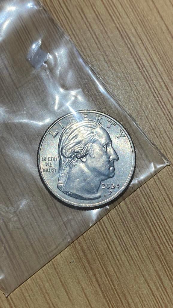 “In cod we trust” rare quarter, Ophalen