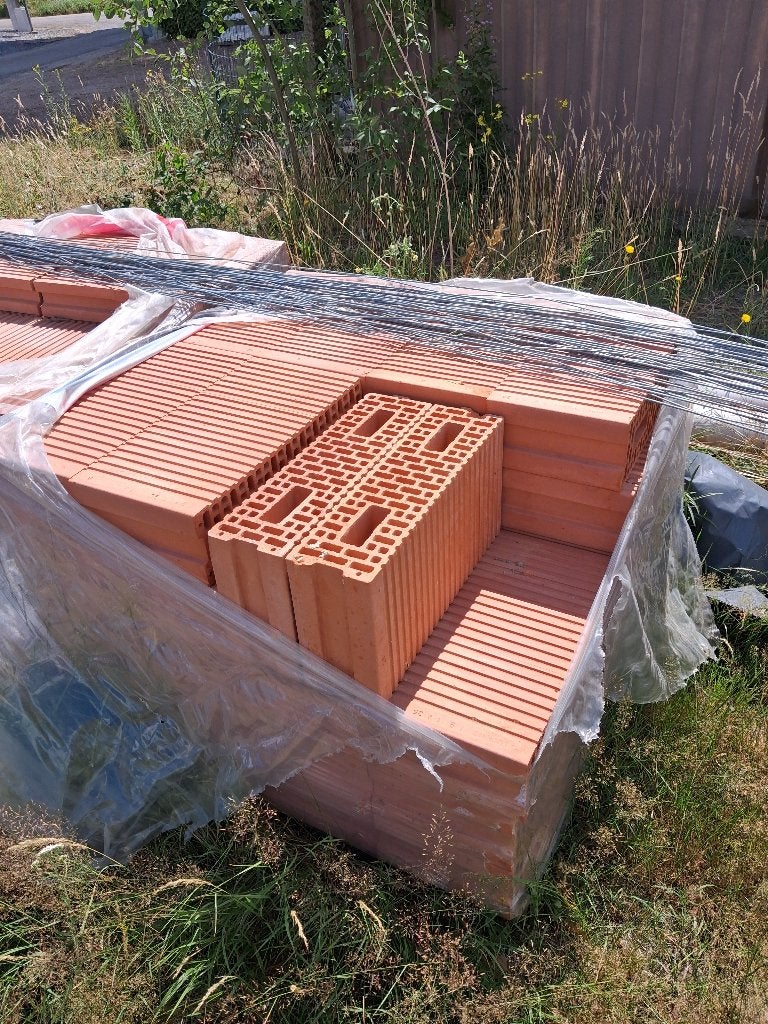snelbouw lijmblok dikte 14cm te koop, Bricolage & Construction, Briques, Enlèvement, Neuf, Autres types