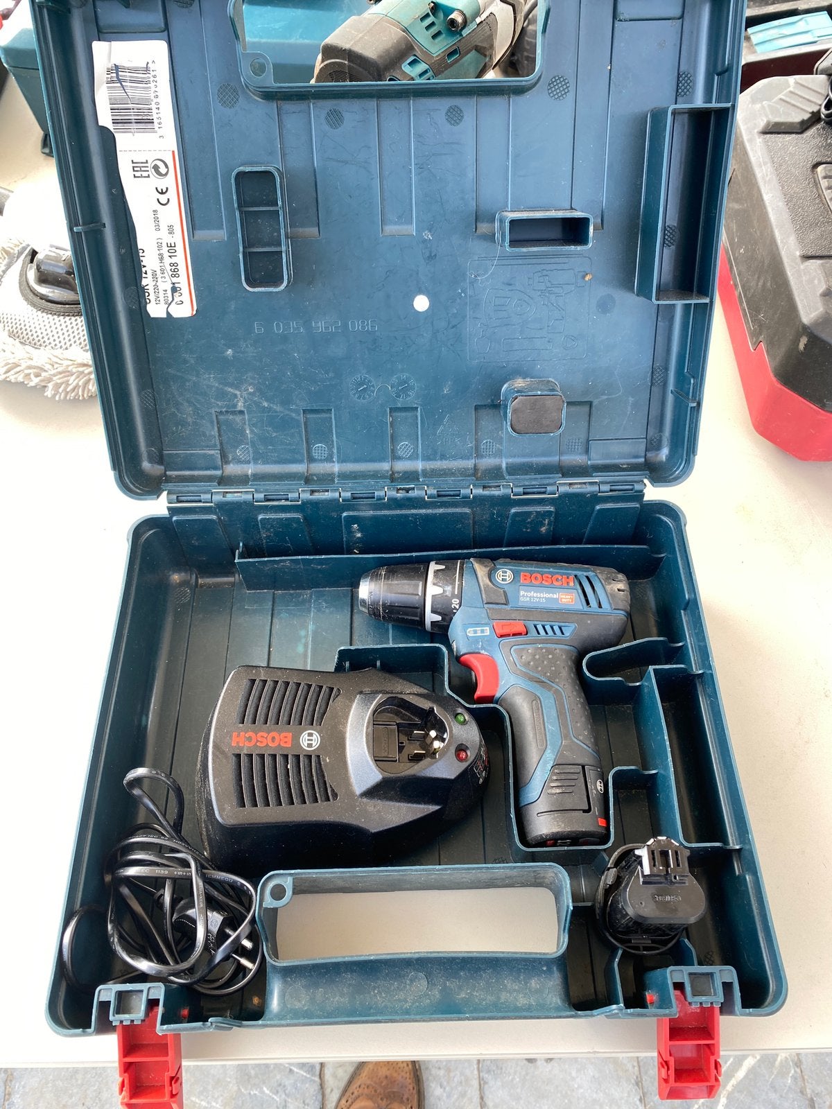 Visseuse Bosch Professionelle (bleue), Bricolage & Construction, Enlèvement ou Envoi, Comme neuf