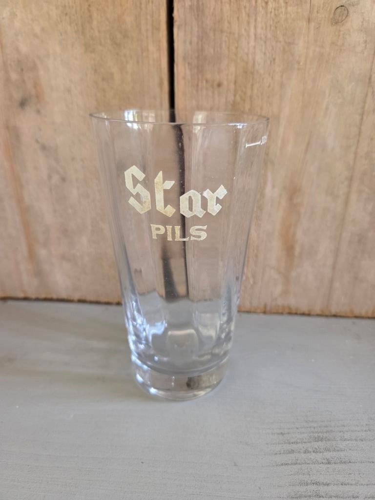 Bierglas star pils met facetten, Verzamelen, Biermerken, Ophalen