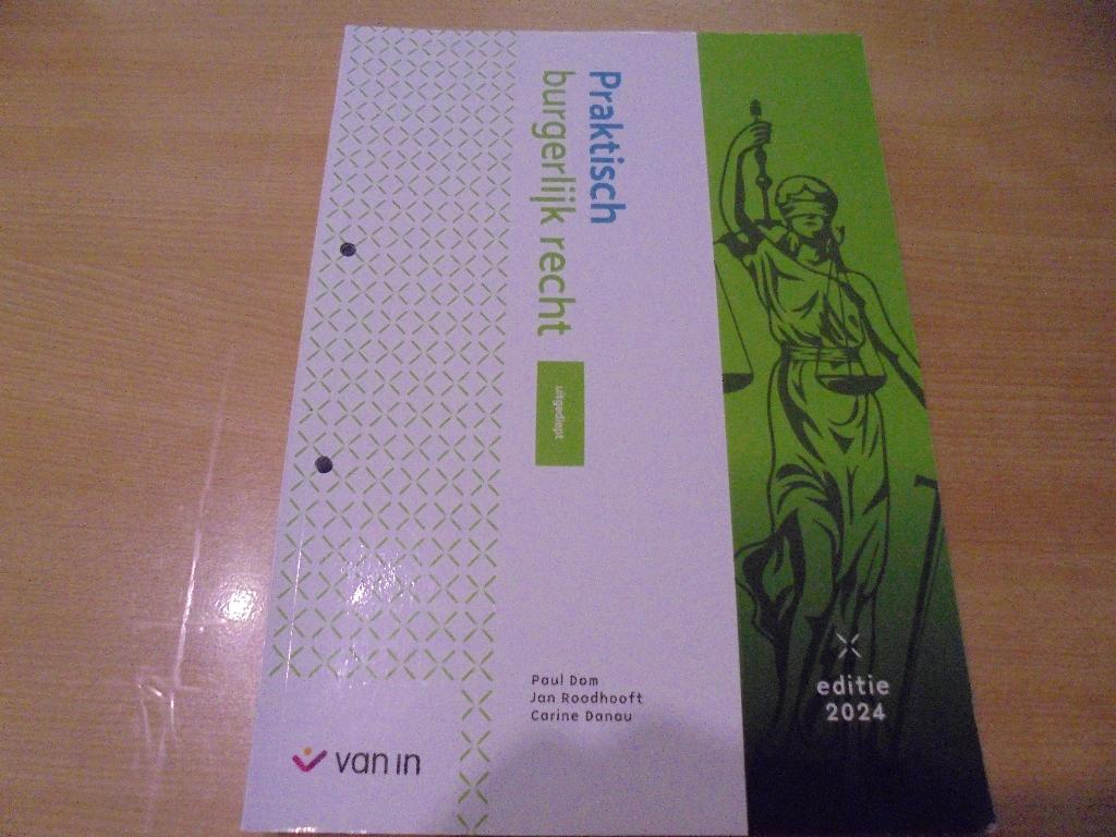 Praktisch burgerlijk recht uitgediept, Boeken, Studieboeken en Cursussen, Ophalen of Verzenden, Zo goed als nieuw, Hogeschool