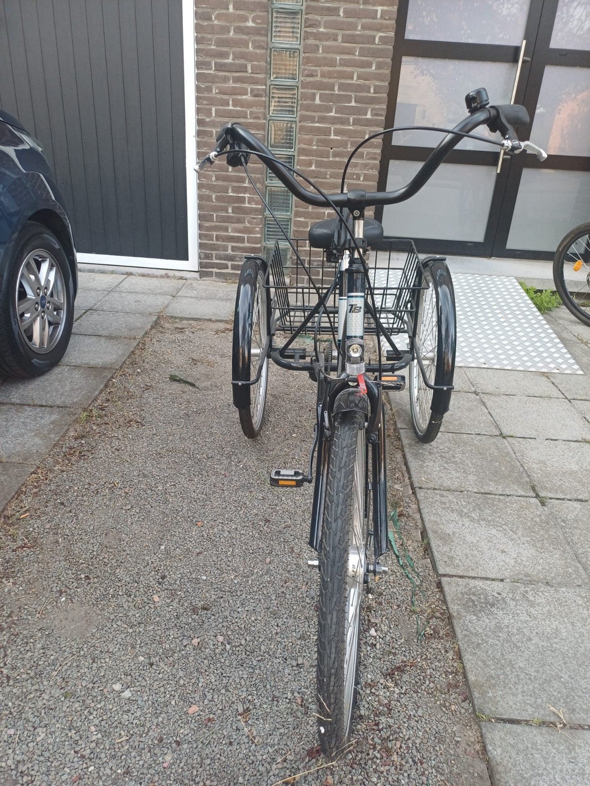driewieler fiets, Enlèvement