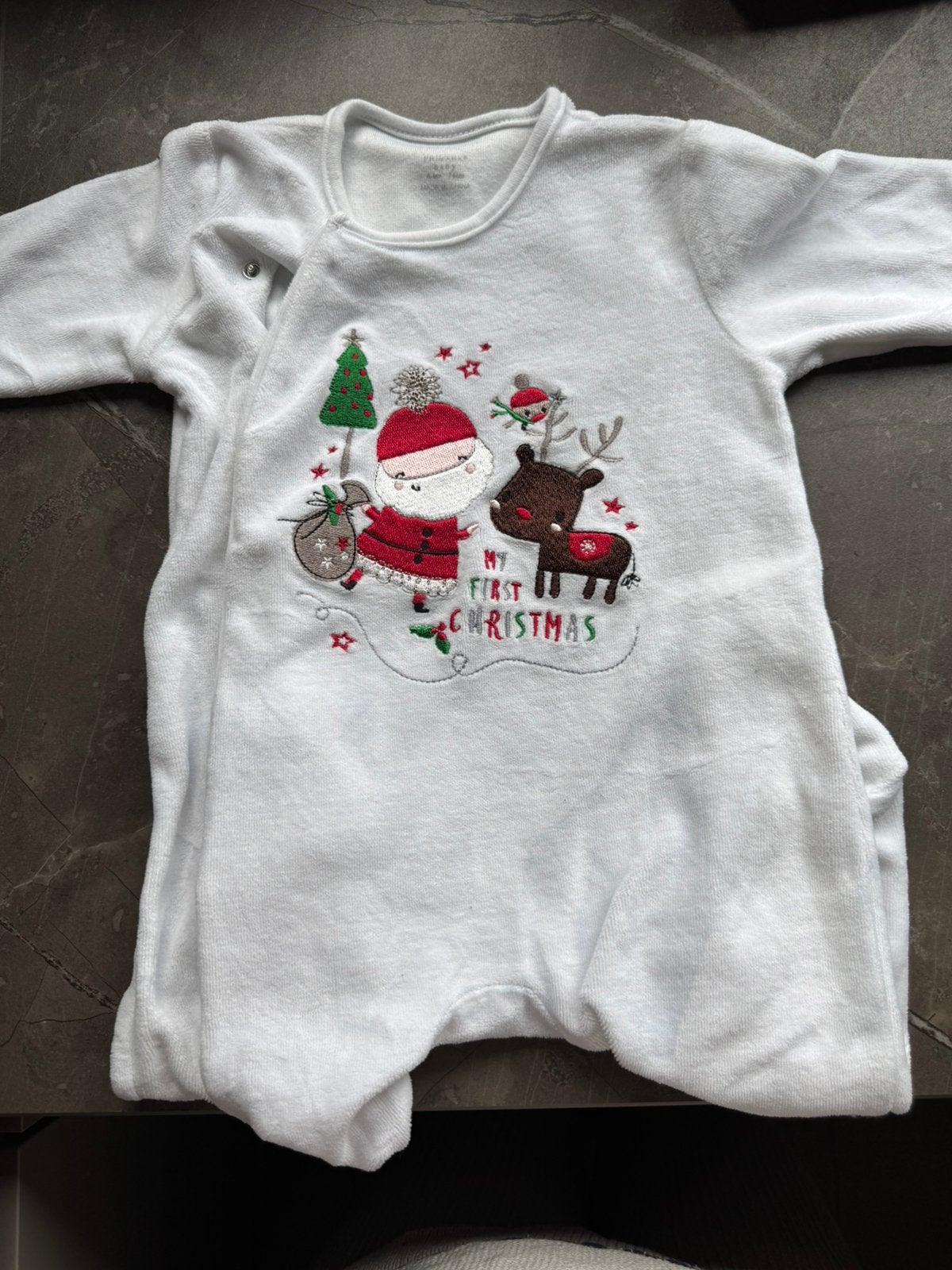 Kerstpyama/kruippakje, Kinderen en Baby's, Ophalen of Verzenden, Zo goed als nieuw, Jongetje of Meisje, Pakje