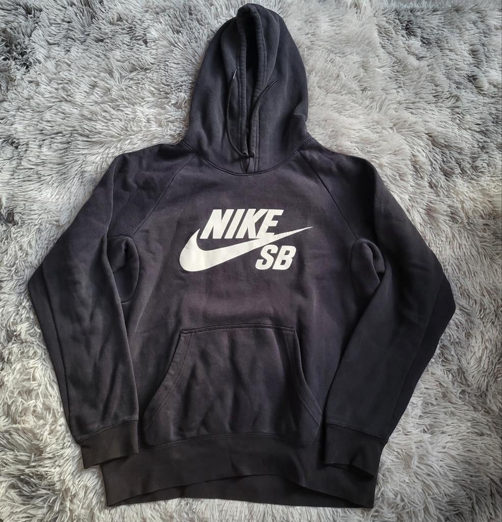 Hoodie Nike SB Icon Essential Noir - Logo Blanc - Taille S, Enlèvement ou Envoi, Nike, Porté, Taille 46 (S) ou plus petite