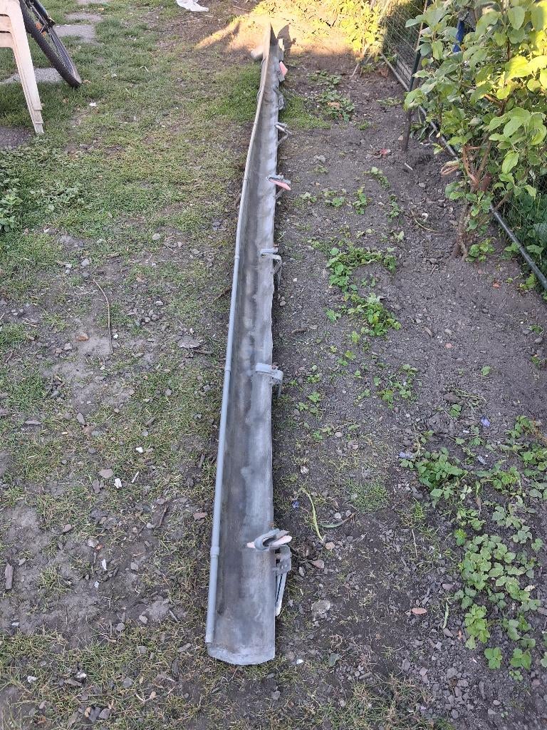gouttière zinc 5.5 m, Enlèvement, Zinc, Gouttière