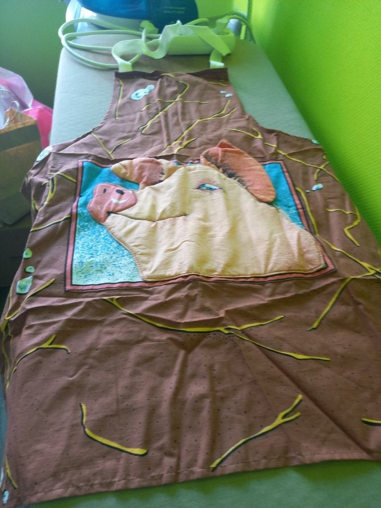 ludieke keukenschorten, Wasbaar, Schort, Meerkleurig, Nieuw
