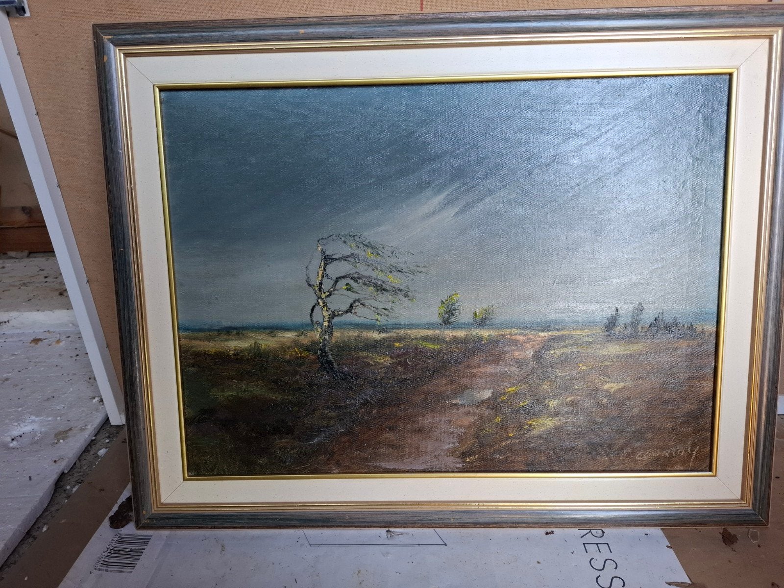 Differentes hst du peintre Omer Courtoy. Ecole ligeoise ., Antiquités & Art, Enlèvement, Impressionniste, Paysage, Toile