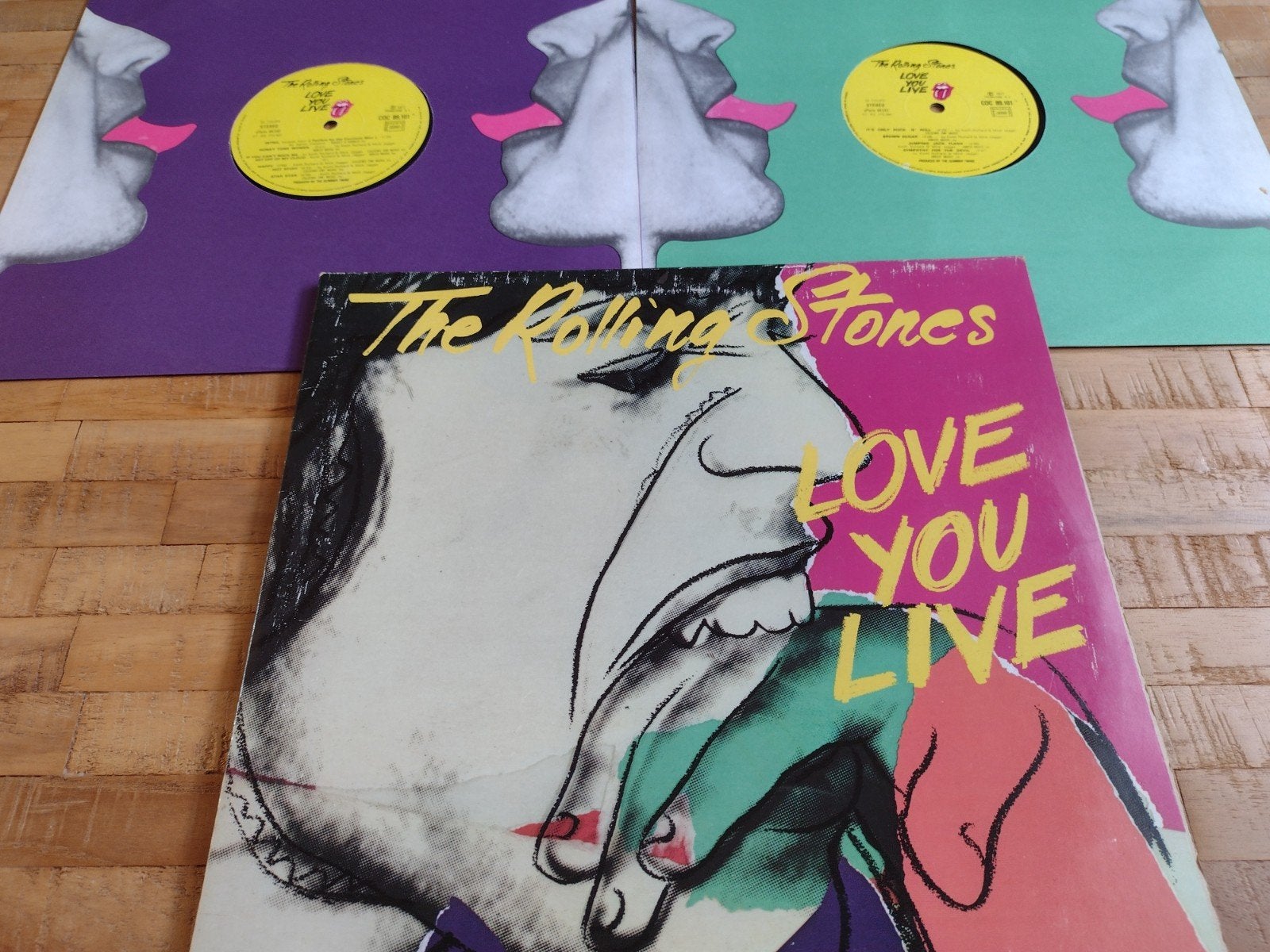 2 LP THE ROLLING STONES: LOVE YOU LIVE (1977 klaphoes), LP, Blues Rock, Ophalen of Verzenden, Zo goed als nieuw