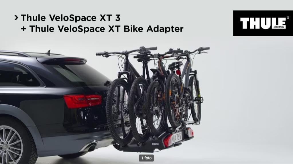 Thule fietsdrager voor 3 of 4 fietsen te huur, Enlèvement, 3 vélos ou plus, Comme neuf, Support d'attelage