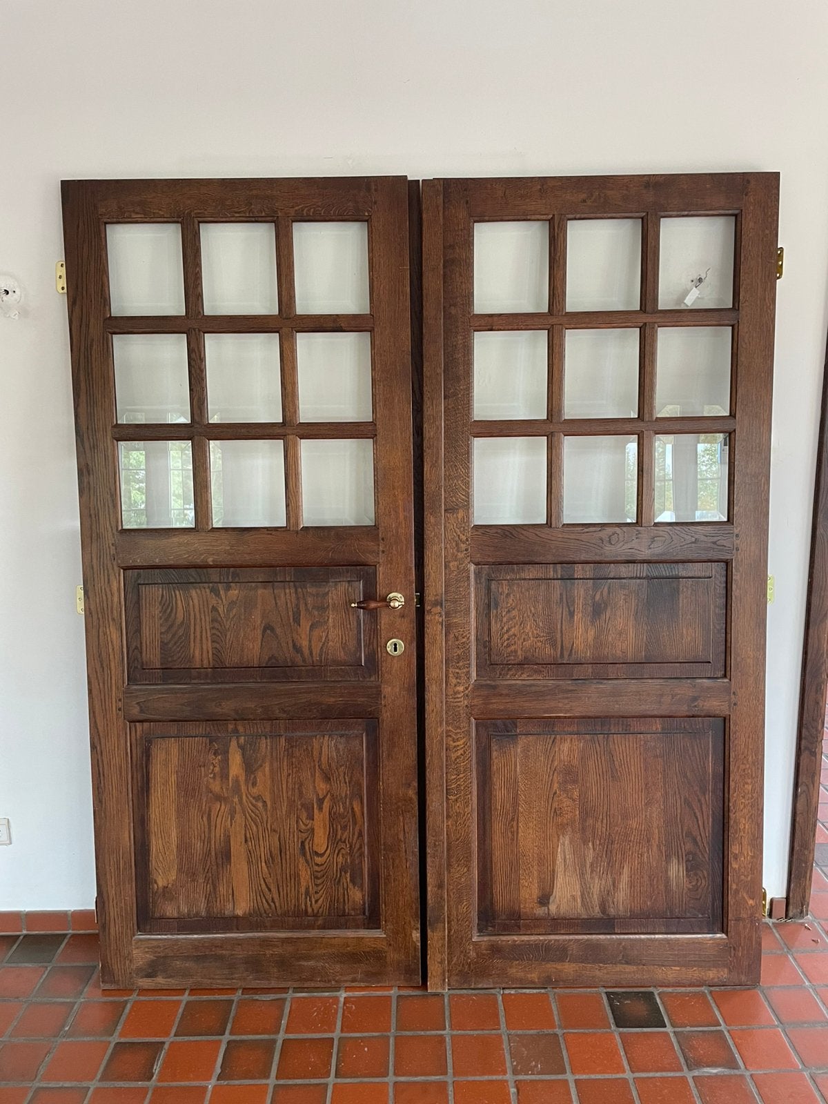 Dubbele deur, Ophalen, Gebruikt, 120 cm of meer, Binnendeur