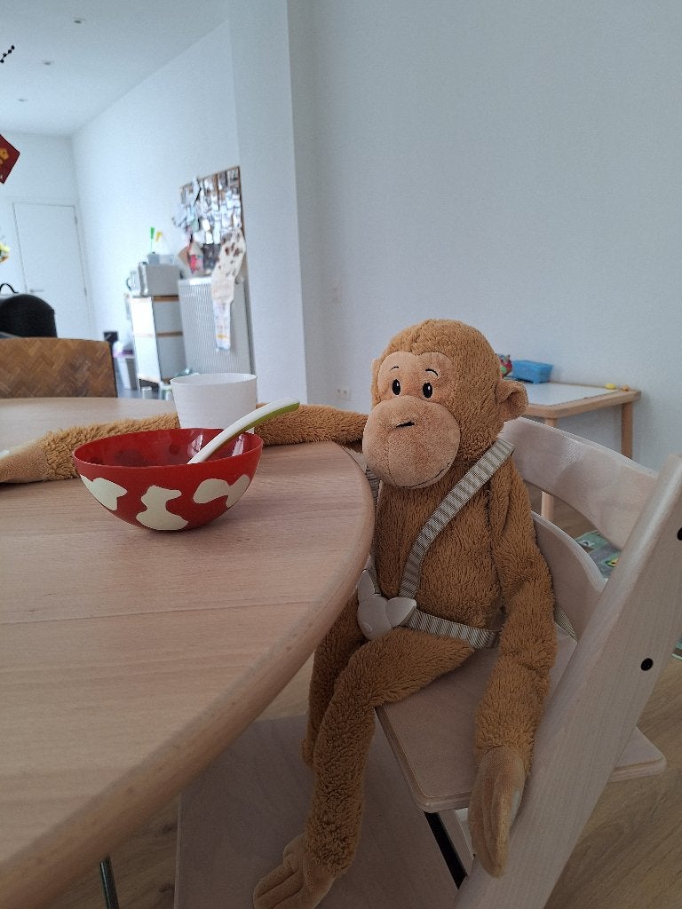 Tripp trapp stoke tuigje merk Stokke, Ophalen, Nieuw, Meegroeistoel, Gordel(s)