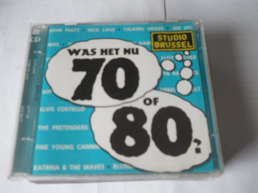 2 CD S - STUDIO BRUSSEL - WAS HET NU 70 OF 80 VOL 1, Ophalen of Verzenden, Zo goed als nieuw, Verzamelalbum, Pop