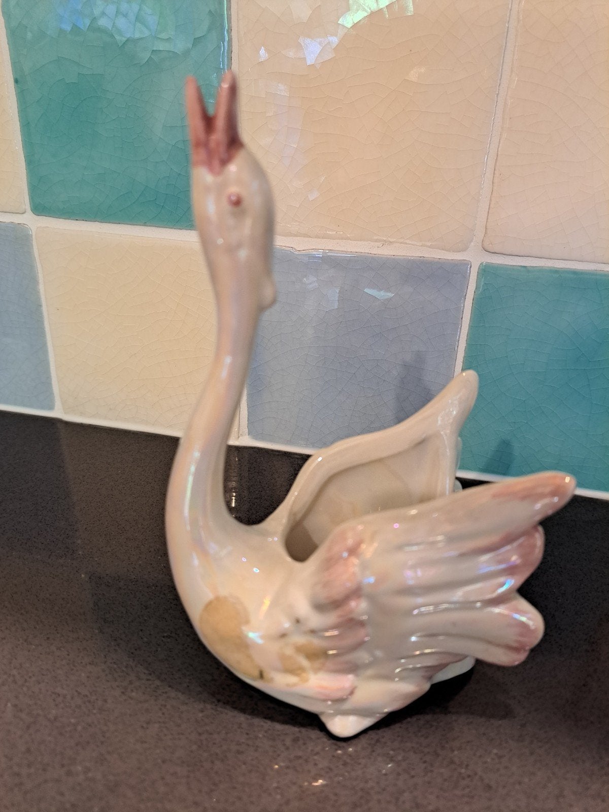 Cygne en porcelaine de Bassano, Enlèvement