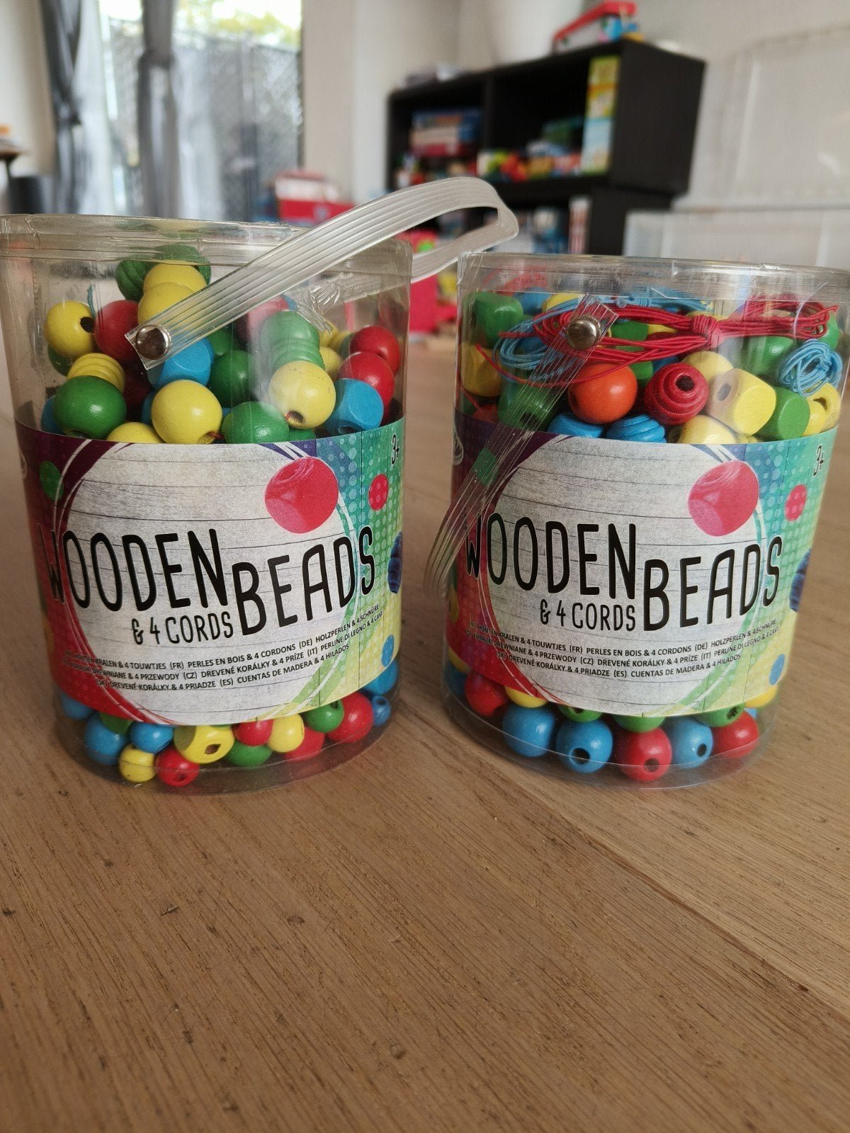 2x Houten parels rijgen, Ophalen