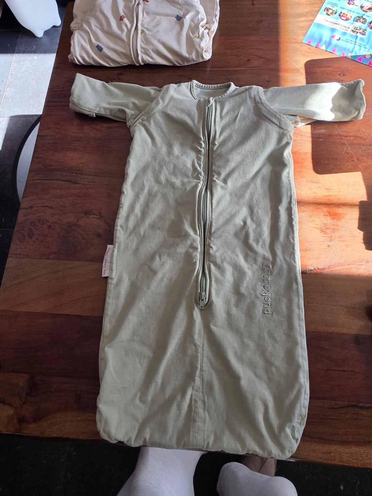 2x puckababy newborn slaapzak zo goed als nieuw !, Kinderen en Baby's, Ophalen, Zo goed als nieuw, Slaapzak, Puckababy