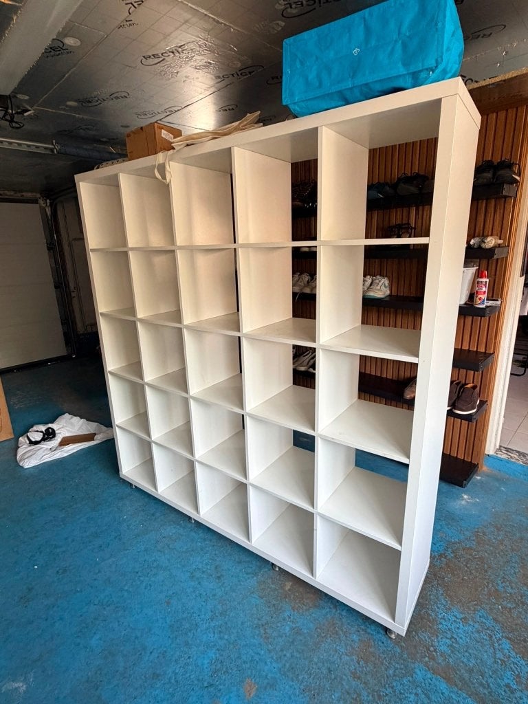 Kallax kast Ikea wit, 25 à 50 cm, 150 à 200 cm, Utilisé, 150 à 200 cm