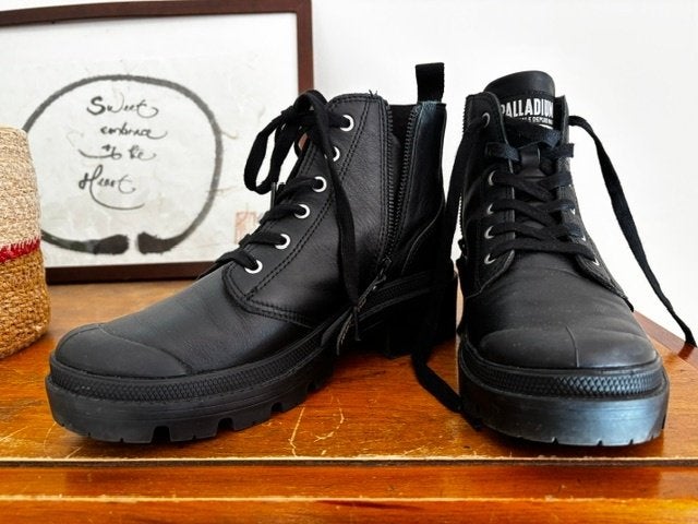 schoenen, Chaussures à lacets, Comme neuf, Enlèvement, Noir
